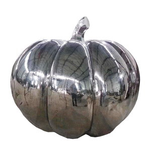 metal pumpkin sculpture